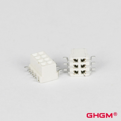 G15 F2004, Led light connector, vertical style, Intelligent Lighting connector, pitch 2.0mm, 2-6 pin, double row, Male mating connector