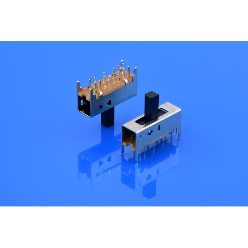 GH25D01 2 row, 5 position, Slide Switch SMT DIP