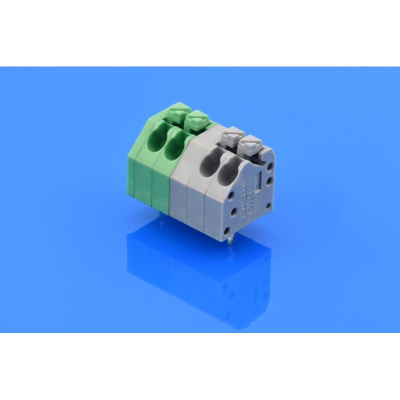 GH350 PCB terminal block; push-button; 1.5 mm²; Pin spacing 3.5 mm; 4-pole; Push-in connector