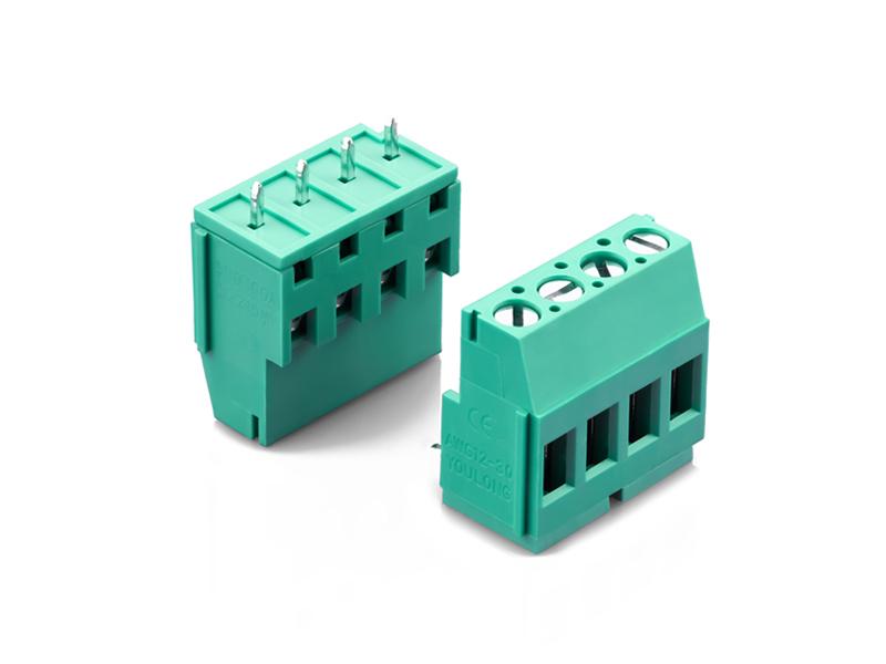 GH0129 PCB Mount screwless terminal blocks 2-24pin pitch 5.0mm